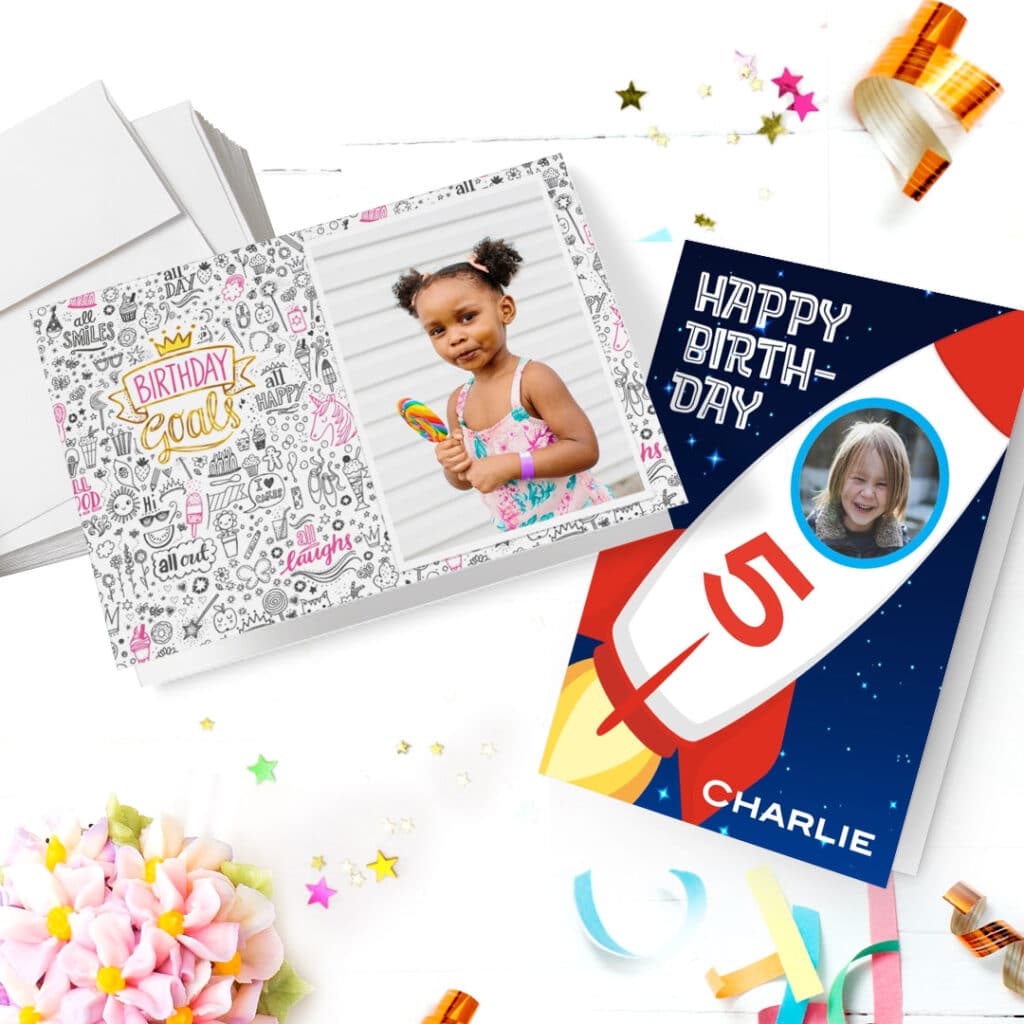 Create picture birthday cards with Snapfish in minutes
