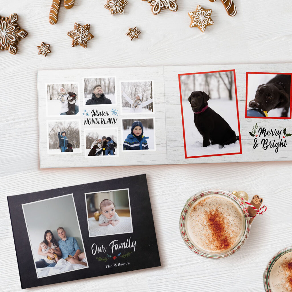 Create printed photo albums with your photos when you make Snapfish photo books