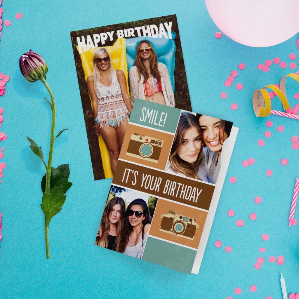 fun photo birthday cards on Snapfish