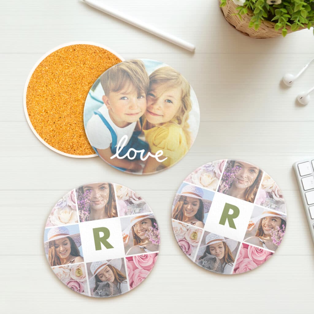 These Round Coasters Make Great Affordable Gifts, Party Favours & Stocking Stuffers