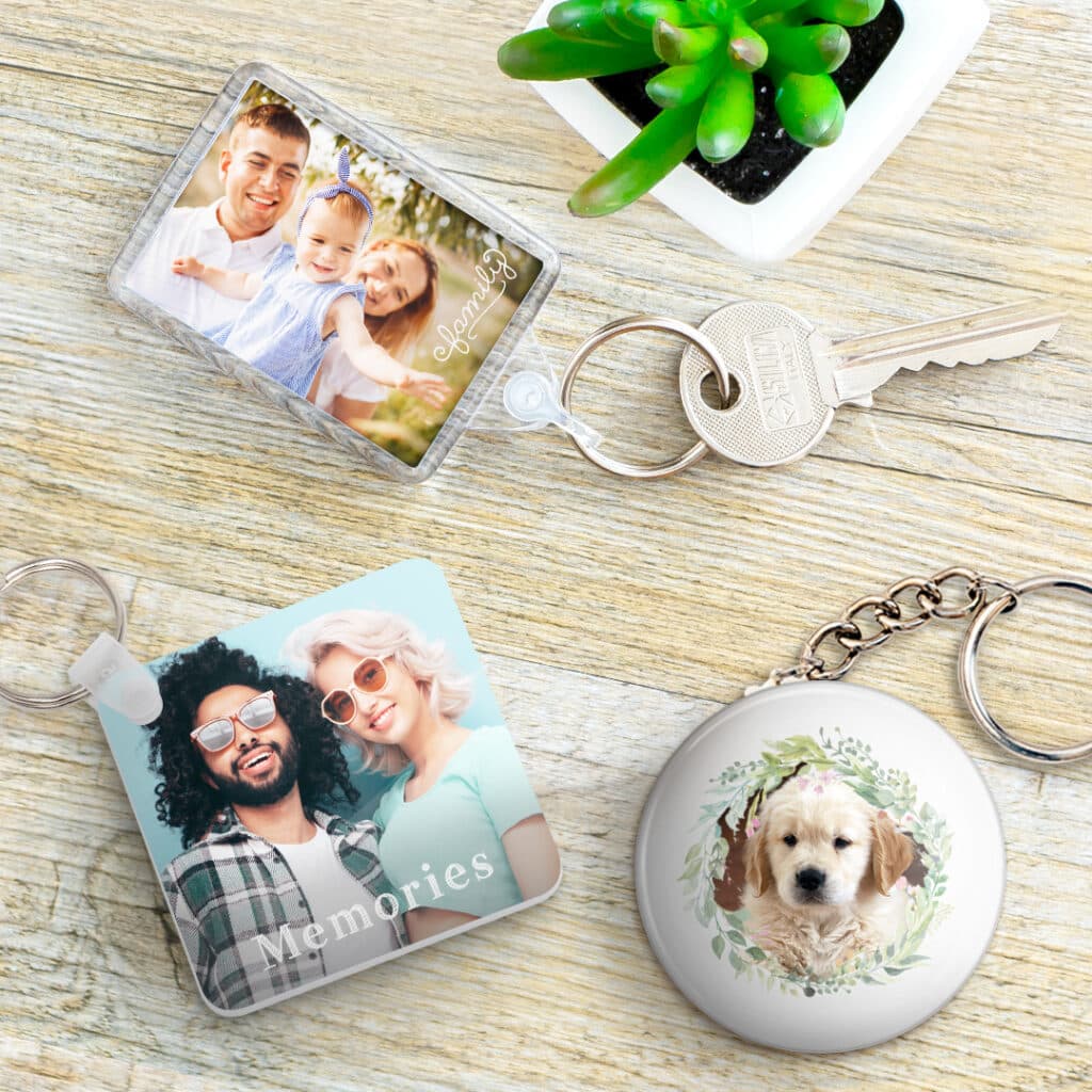 Metal Keyrings Make Charming & Inexpensive Gifts, Party Favours & Stocking Stuffers