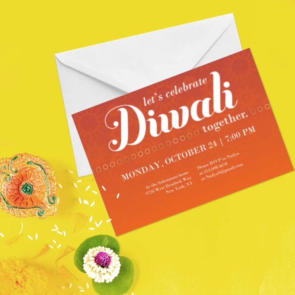 Diwali Invitation