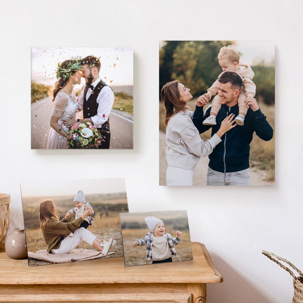 Create unique wall art with Snapfish - from canvas prints to acrylics prints, wood panels and poster prints.