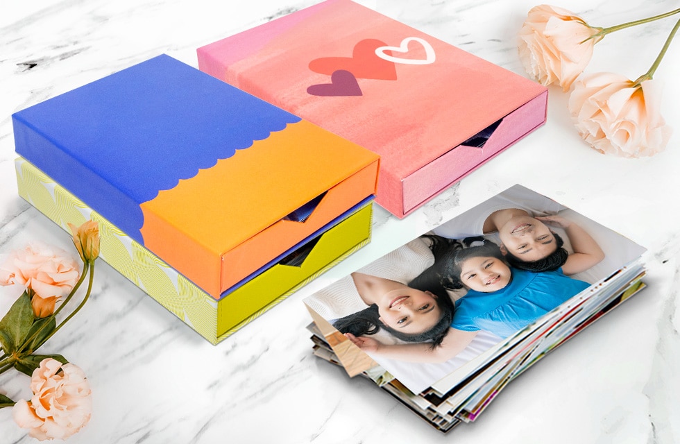 They'll Love Our New Photo Box With Prints Set